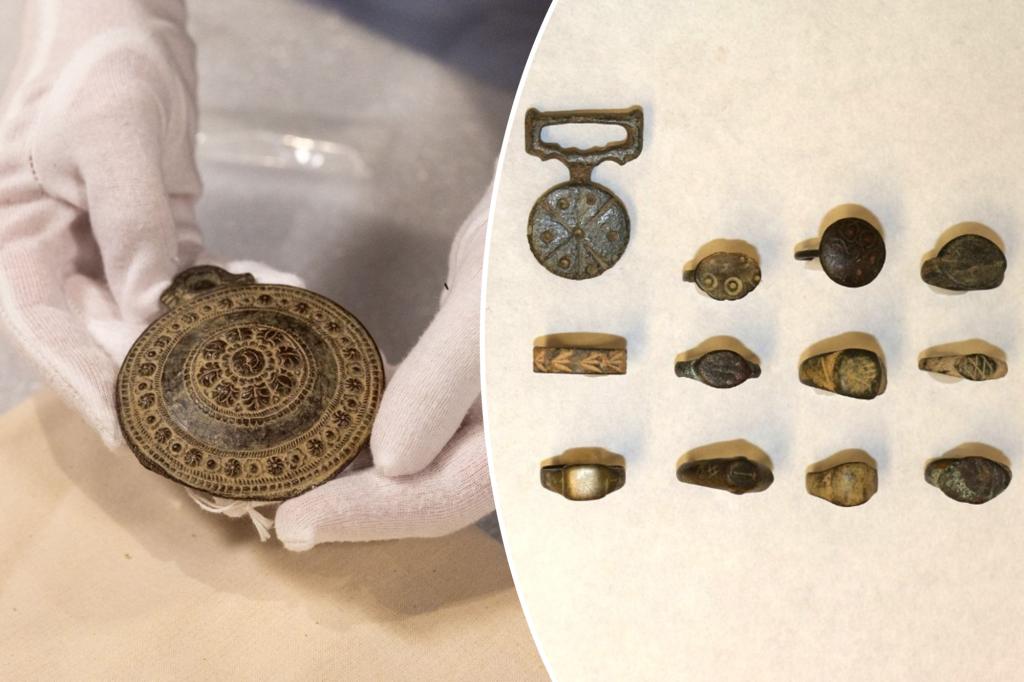 Experts intrigued after thrift shopper spots mysterious ancient artifacts for only $30