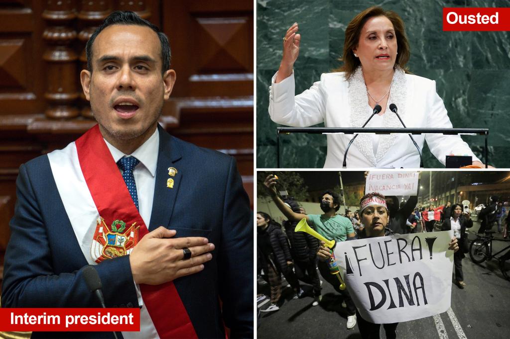 Peru’s president removed by Congress, successor vows ‘war on crime’