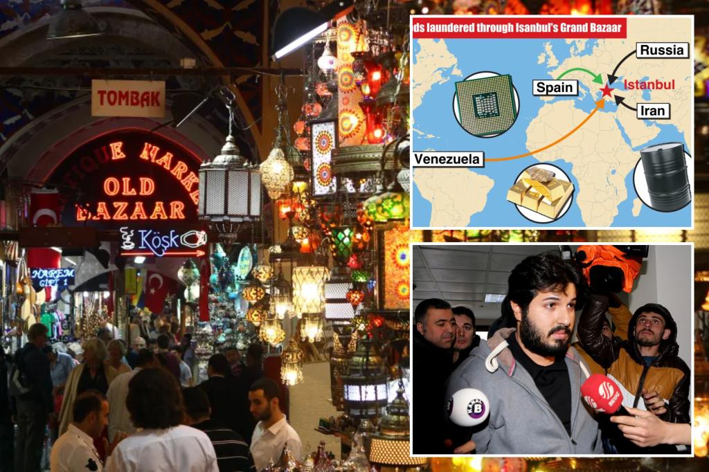 Istanbul’s Grand Bazaar is propping up Venezuela, Russia’s economy as a shocking $250m money-laundering market