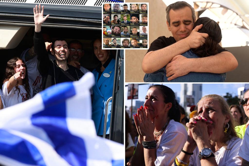 Last living hostages all released after 738 days in Hamas hell — as peace deal takes hold