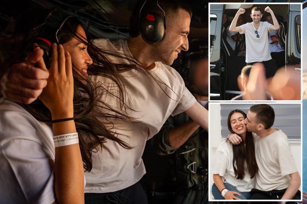 Freed hostage Noa Argamani celebrates reunion with boyfriend Avinatan Or: ‘Against all odds’