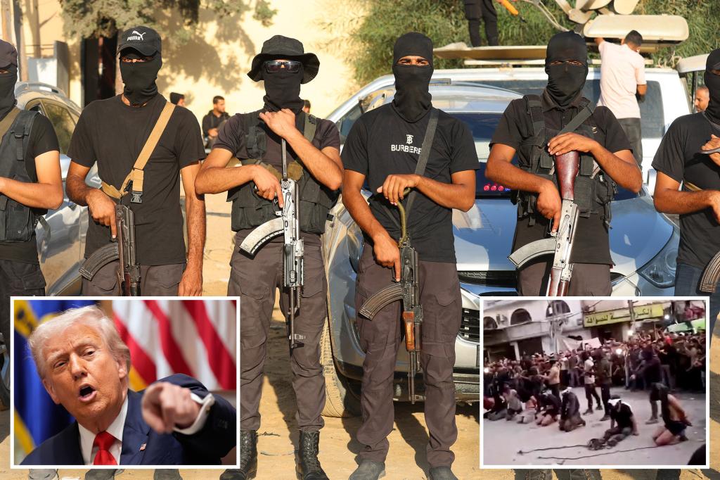 Hamas will disarm or ‘we will disarm them,’ Trump snaps after terrorists vow they won’t