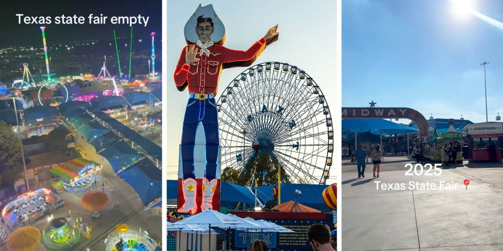 "This is happening all around the country": Fairgoers are reporting the Texas State Fair is “empty” this year. Why?