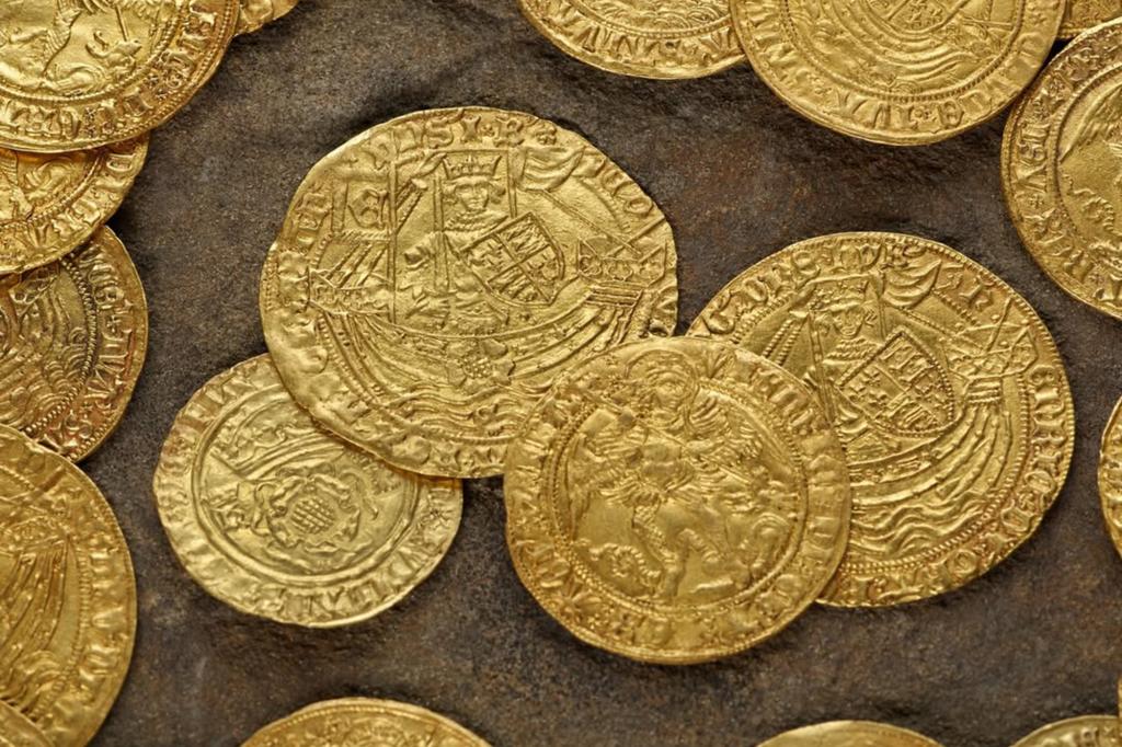 Couple stunned to find valuable Tudor-era coins in their backyard