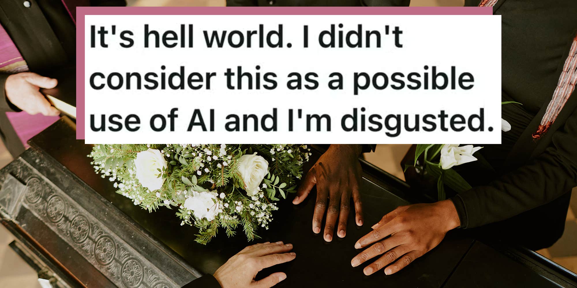 Mourner can't believe best friend’s family sobbed at funeral home's "handwritten" song—because it was AI-generated slop