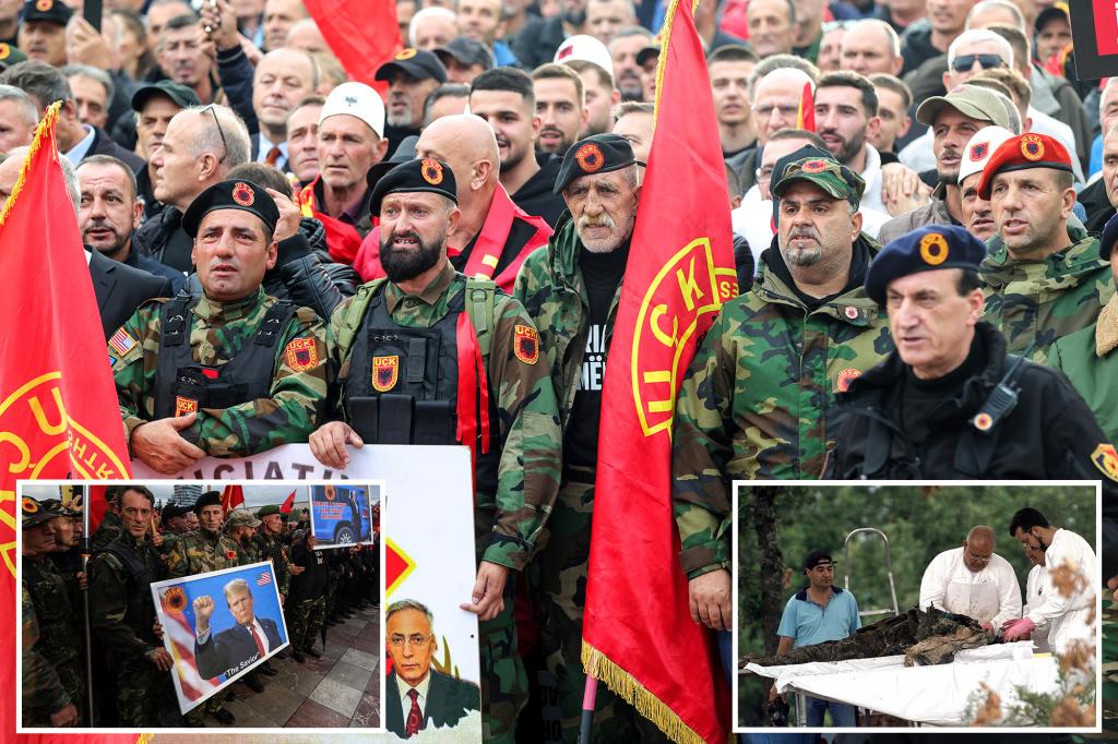 Thousands rally in Albanian capital against EU-backed court prosecuting Kosovo war veterans