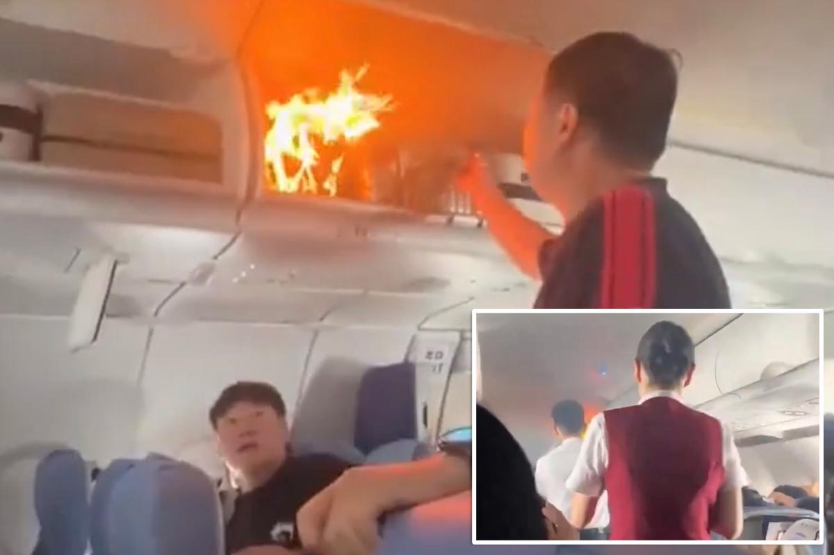 Lithium battery ignites on Air China flight in mid air, horrifying passengers as flames burst out in  cabin
