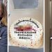 Vegan delivers congratulatory cake to Eleven Madison Park as they bring meat back to their menu