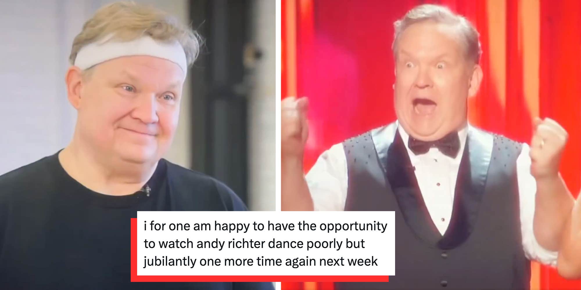 Never stop dancing": Andy Richter is currently enjoying a renaissance on "Dancing With The Stars