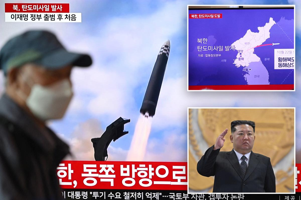 North Korea fires ballistic missiles as Trump prepares for Asia trip