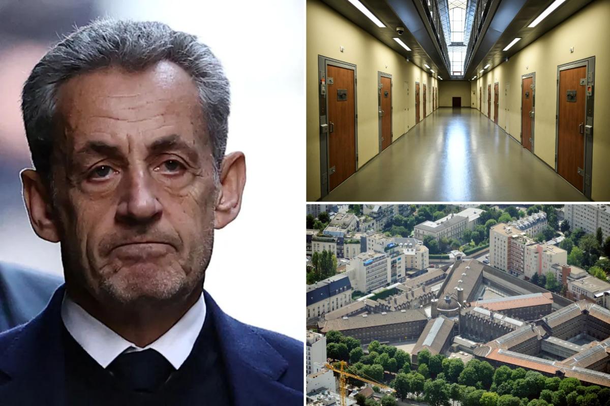 Former French President Sarkozy being protected by 2 cops in prison — so no one hurts him