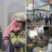 Terrified Ukrainian toddlers cling to firefighters after Russia blasts kindergarten with killer drones