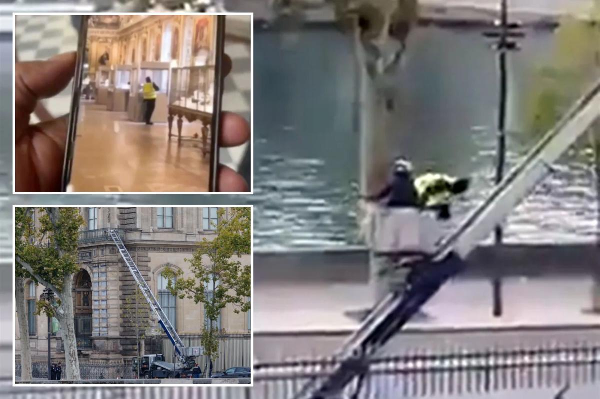 Wild new footage reveals Louvre robbers’ slow getaway with $100M in jewels