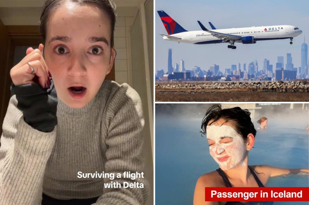Delta passenger thought she would ‘piss’ herself as JFK-bound flight made ‘intense’ emergency landing in Iceland