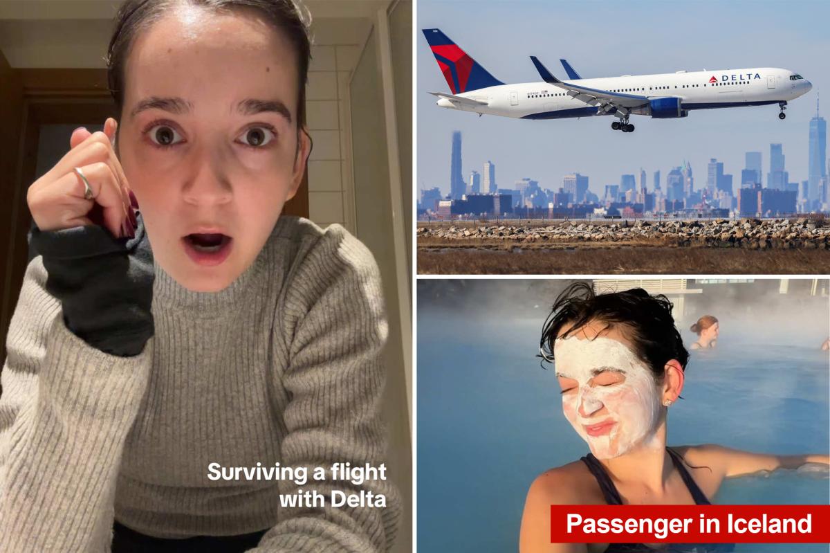 Delta passenger thought she would ‘piss’ herself as JFK-bound flight made ‘intense’ emergency landing in Iceland