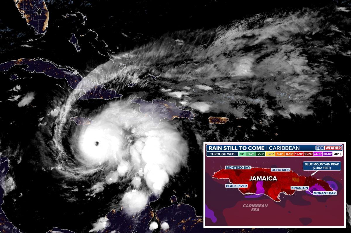 Melissa upgraded to Category 4 hurricane, Jamaica braces for potential 140-mph winds