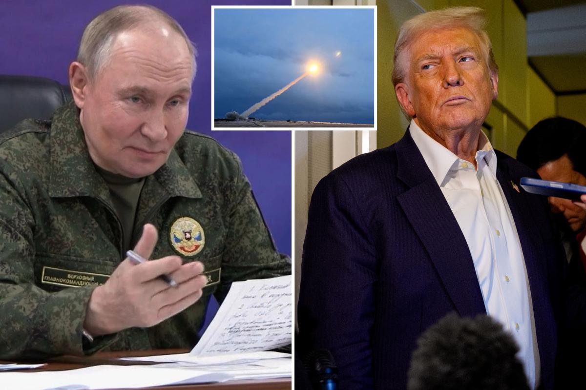 Trump issues chilling warning to Putin after Russia tests new ‘invincible’ nuclear missile