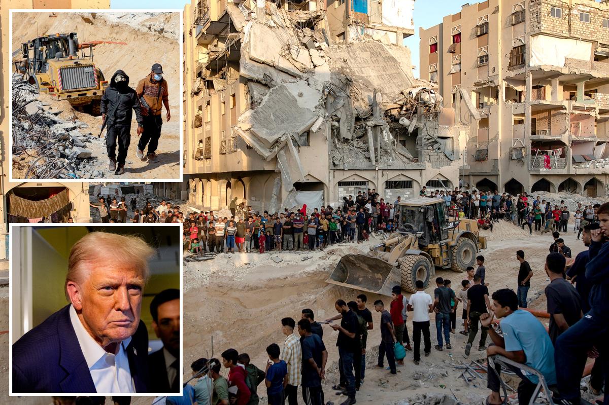 Hamas searching through Israeli-occupied Gaza for slain hostages as Trump sets deadline