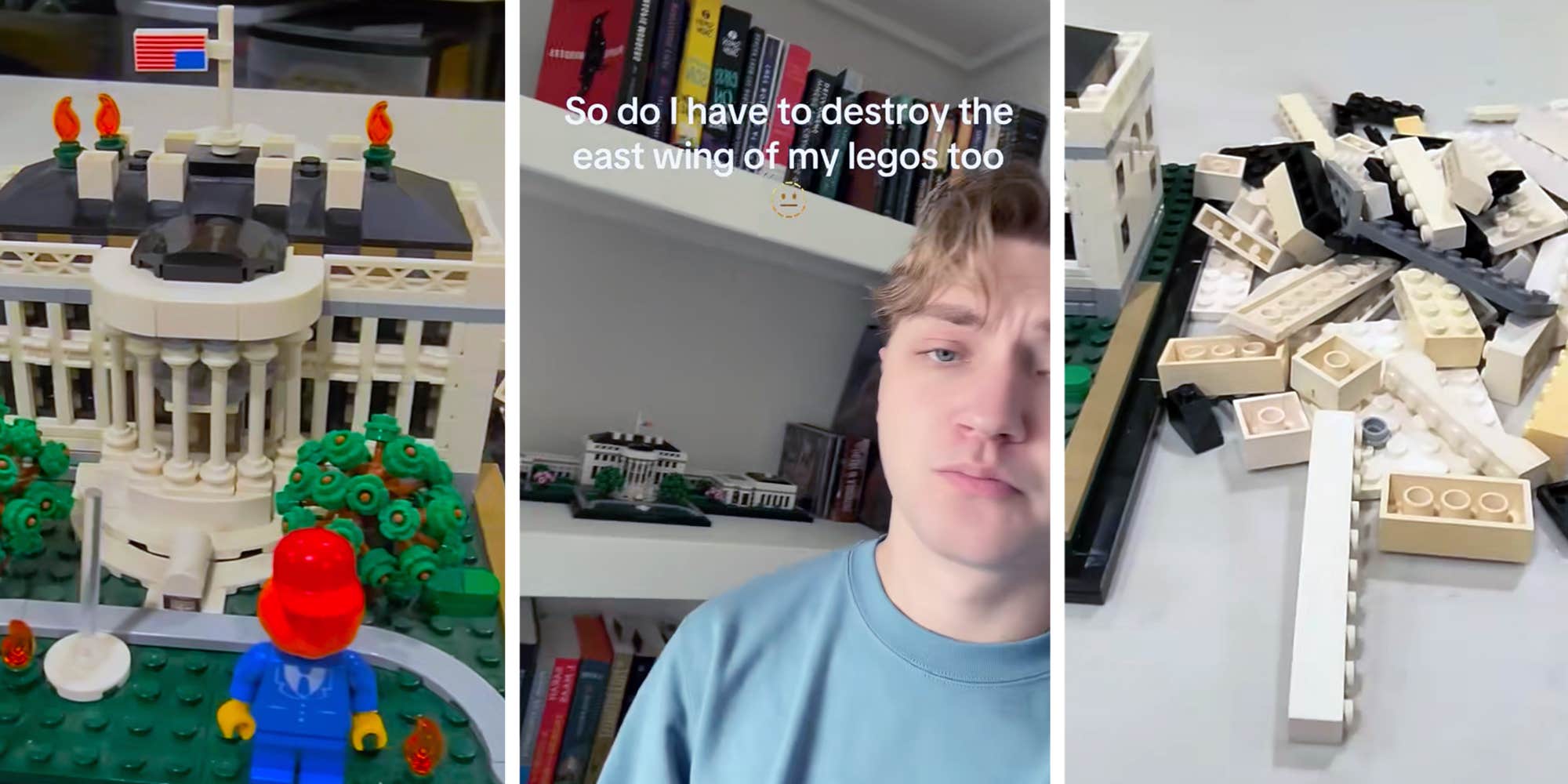 "Guess this Lego set is now an antique": Lego collectors react to their White House models being made inaccurate by Trump's demolition