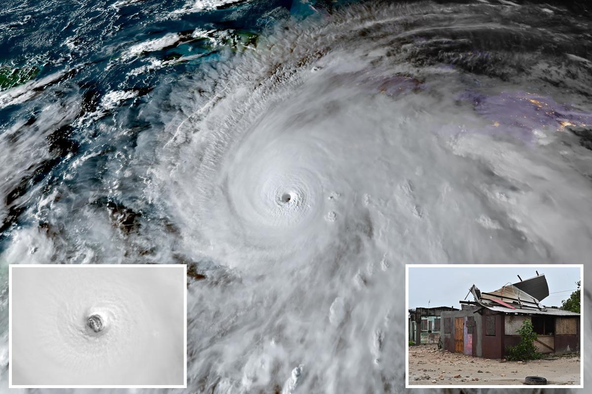 Menacing video shows ‘monster eye’ of Hurricane Melissa — as planet’s strongest storm this year barrels towards Jamaica