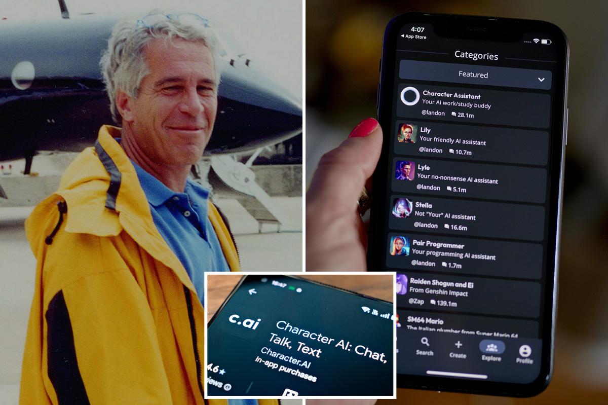 Perverted Jeffrey Epstein chatbot tells kids to ‘spill’ their ‘craziest’ secrets: ‘Let’s see how far you’re willing to go’