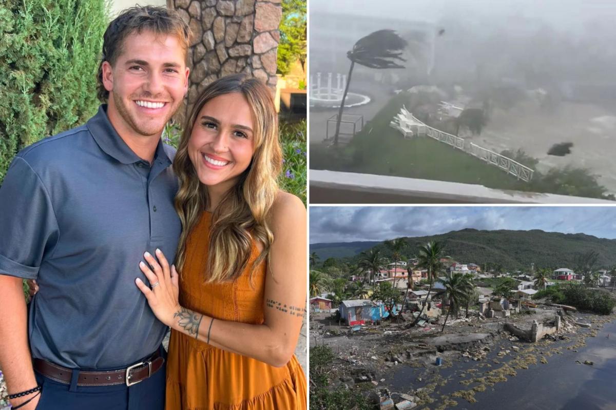 Texas honeymooners trapped in Jamaica as Hurricane Melissa slams island