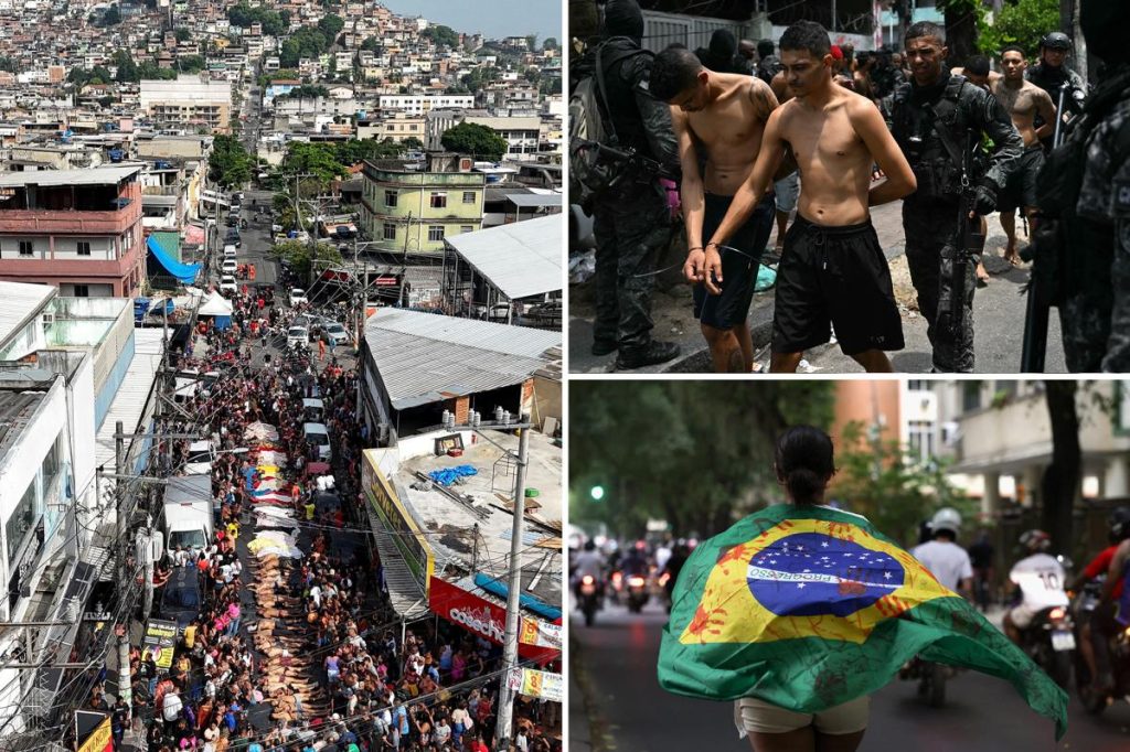 At least 132 people dead as Rio police raids sweep through city
