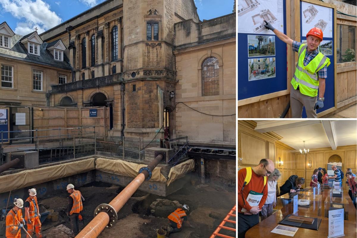 Hidden remains of medieval halls discovered beneath world-famous university