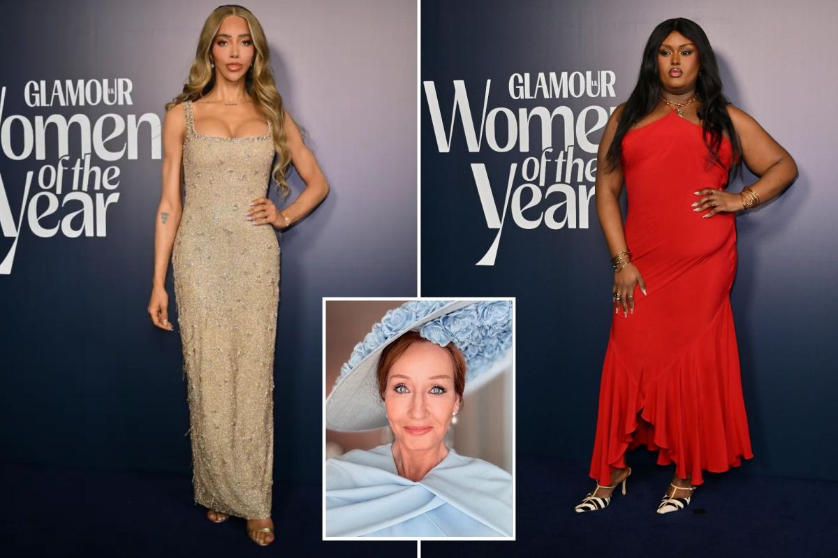 JK Rowling leads outrage after Glamour UK names group of trans ‘dolls’ as ‘Women of the Year’