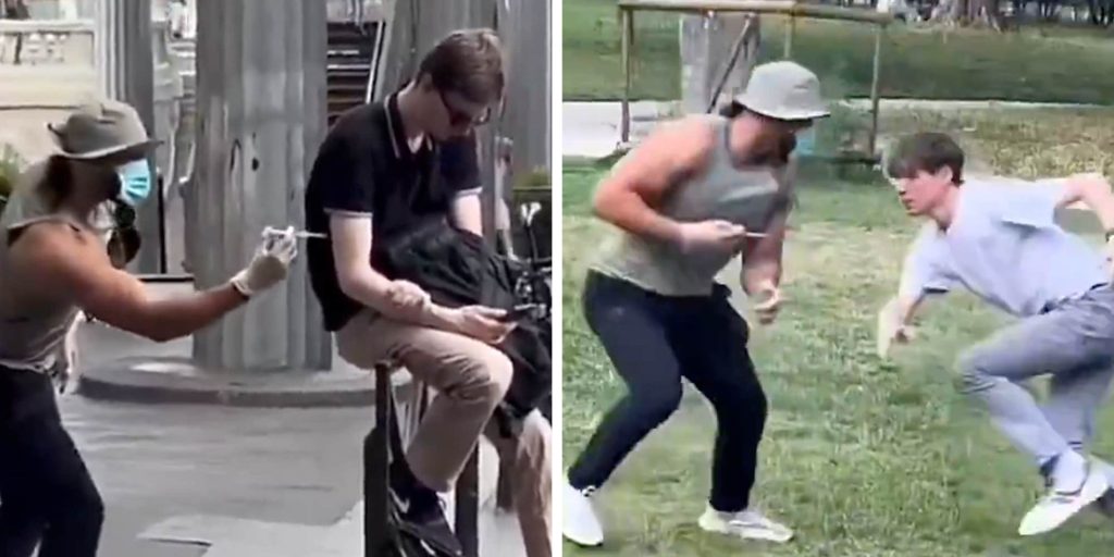 "6 months is not enough": Influencer gets jail time for stabbing strangers with a syringe for views