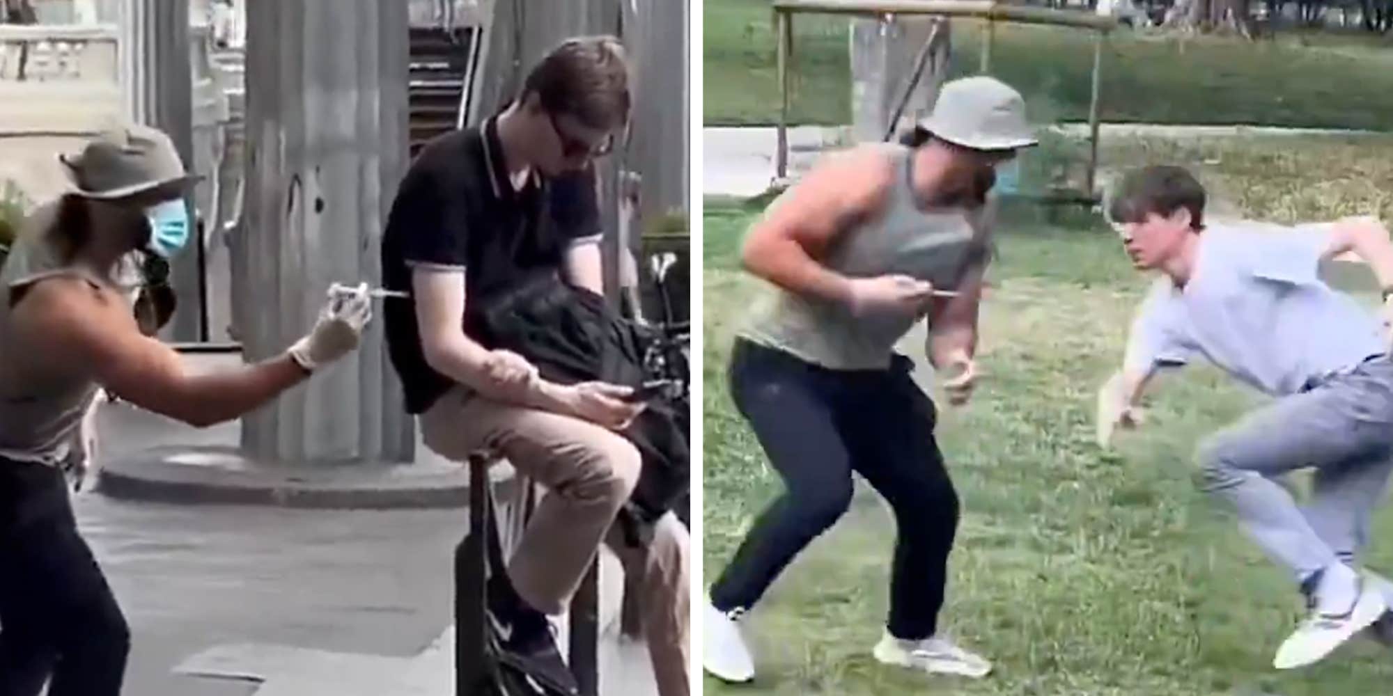 "6 months is not enough": Influencer gets jail time for stabbing strangers with a syringe for views