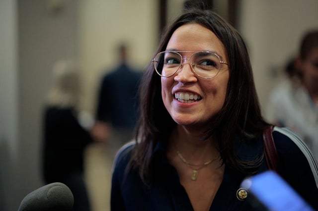 AOC Calls on Supporters to Mock MAGA Men's 'Insecure Masculinity', Promptly Calls Stephen Miller a 'Short Troll'