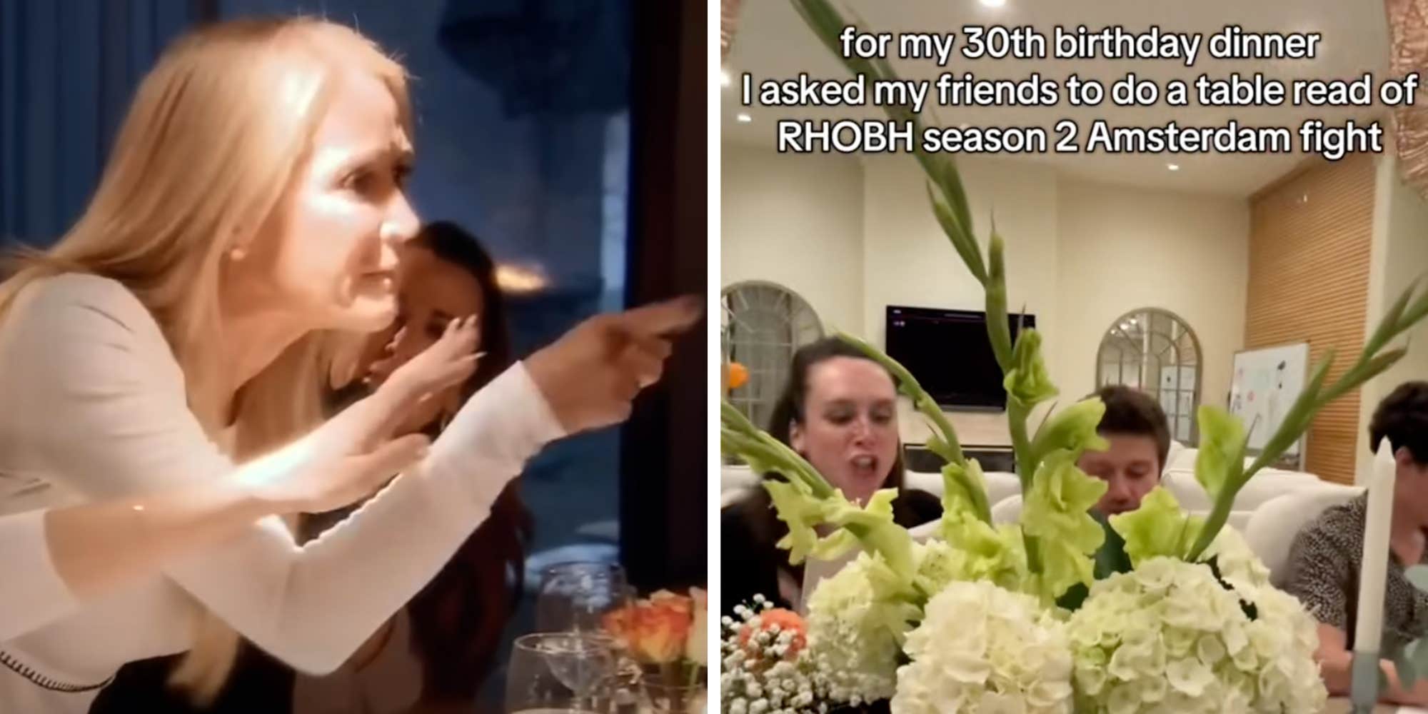 Birthday reenactment of *that* infamous "Real Housewives of Beverly Hills" dinner fight was so legit, Bravo weighed in