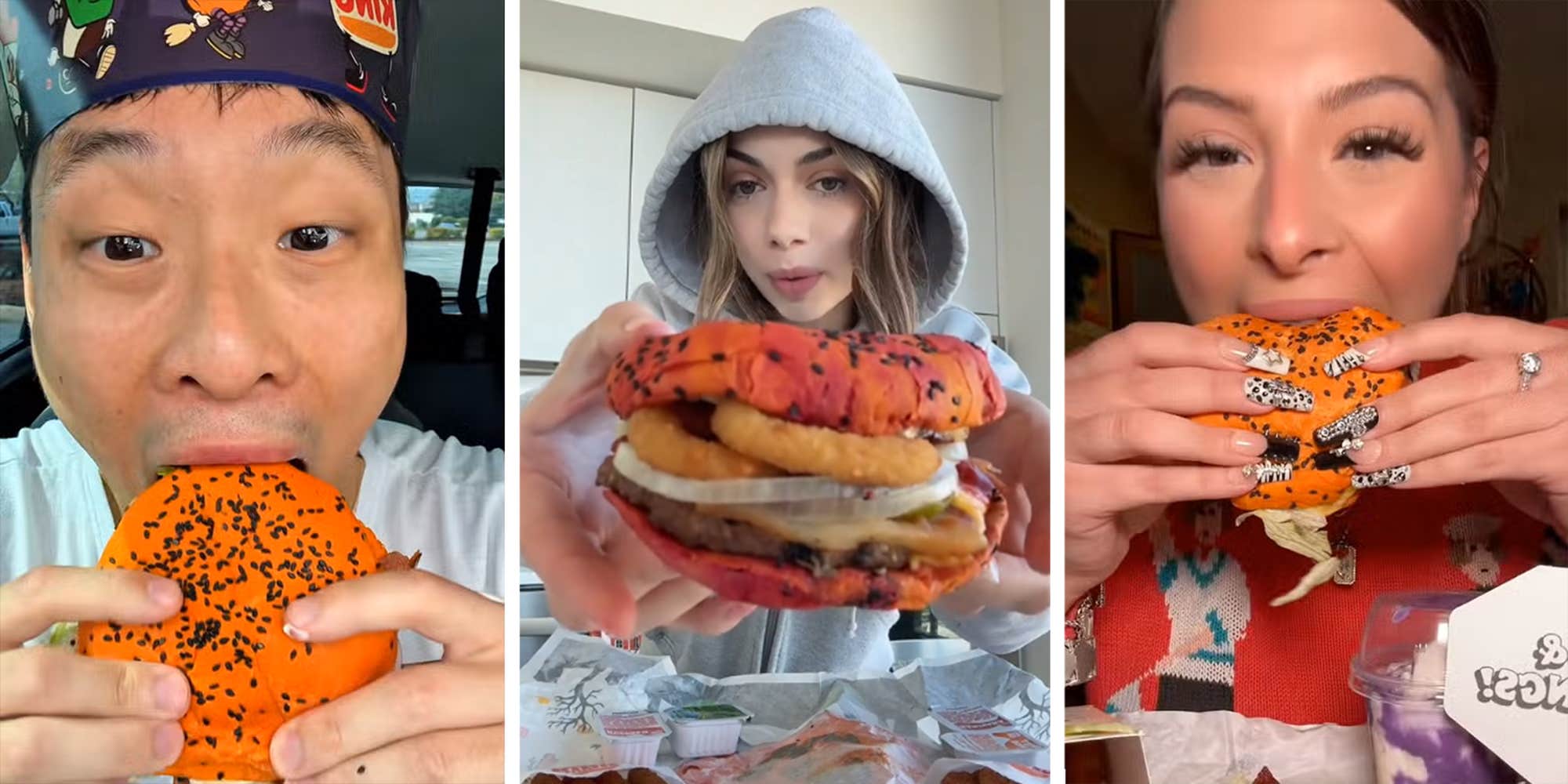 Burger King's orange and black "Jack-O-Lantern" Whoppers are back for Halloween—what do they taste like?