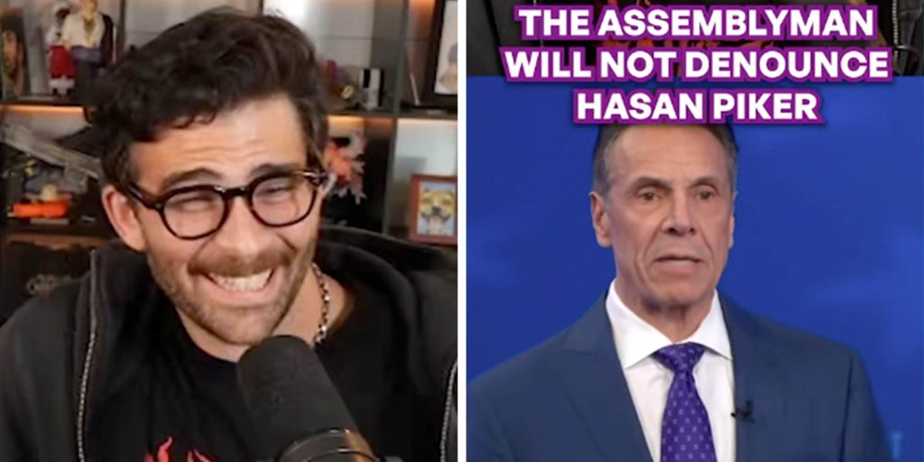 "Caught a wild stray": Hasan Piker reacts to Andrew Cuomo demanding Zohran Mamdani denounce him during NYC mayoral debate