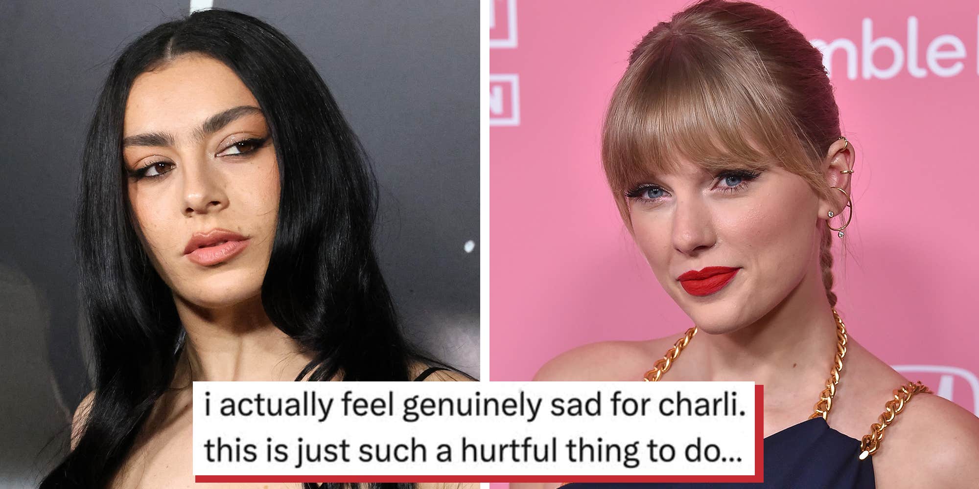 Charli XCX fans slam Taylor Swift as a "bully" over alleged diss track "Actually Romantic"