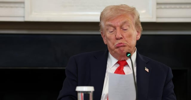 Cranky Trump Lashes Out at Reporter in White House Meltdown | The president threw a fit the moment a real journalist tried to ask him a question.