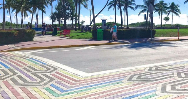 DeSantis tears up Miami Pride crosswalk with bulldozers & sledgehammers. State authorities gave no notice to Miami officials that they were coming to destroy the street art.