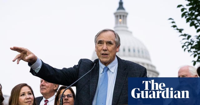 Democratic senator’s floor speech condemning Trump enters 16th hour