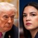 Donald Trump drops below AOC in popularity ranking
