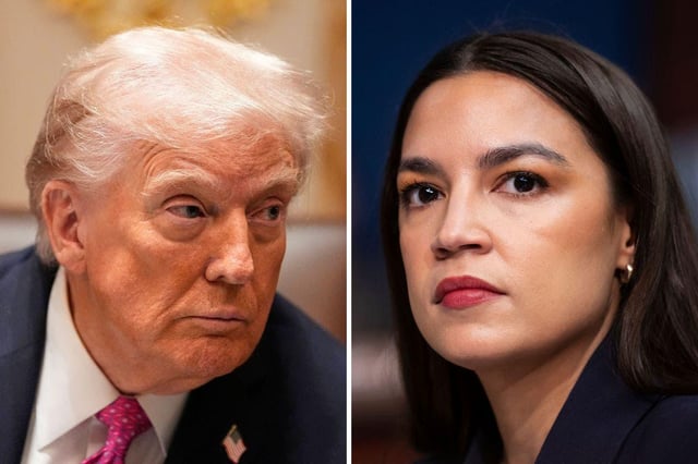 Donald Trump drops below AOC in popularity ranking