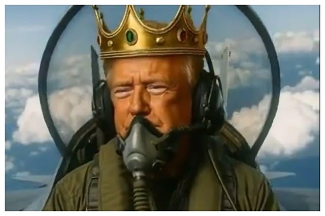 Donald Trump mocks "No Kings" protesters with videos