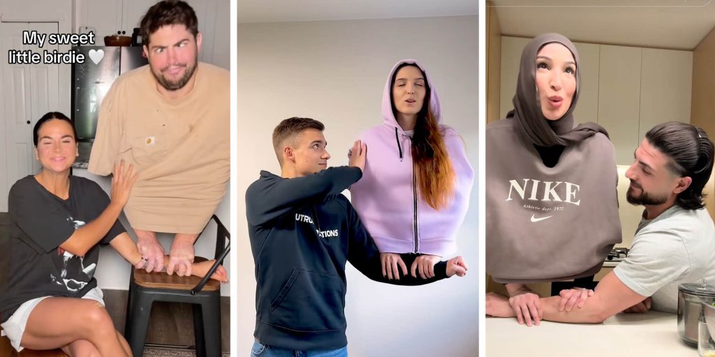 Everyone on TikTok is perching like birds on their partner's arm. Here's how it works