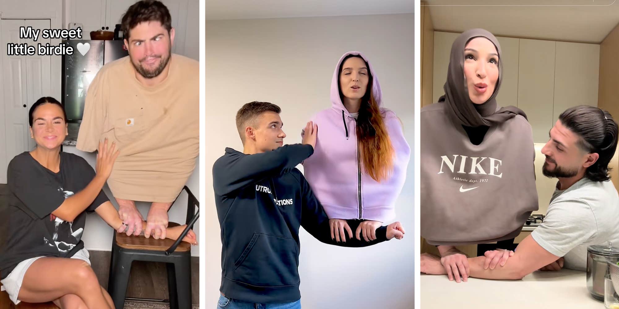 Everyone on TikTok is perching like birds on their partner's arm. Here's how it works