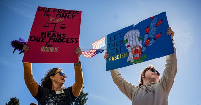 From Texas to Tennessee, even Trump country is marching against Trump