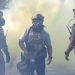 ICE accidentally tear gases Chicago police during clash with protesters