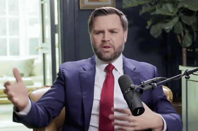 JD Vance says only ‘really terrible’ people mistreat dogs, forgetting Noem scandal