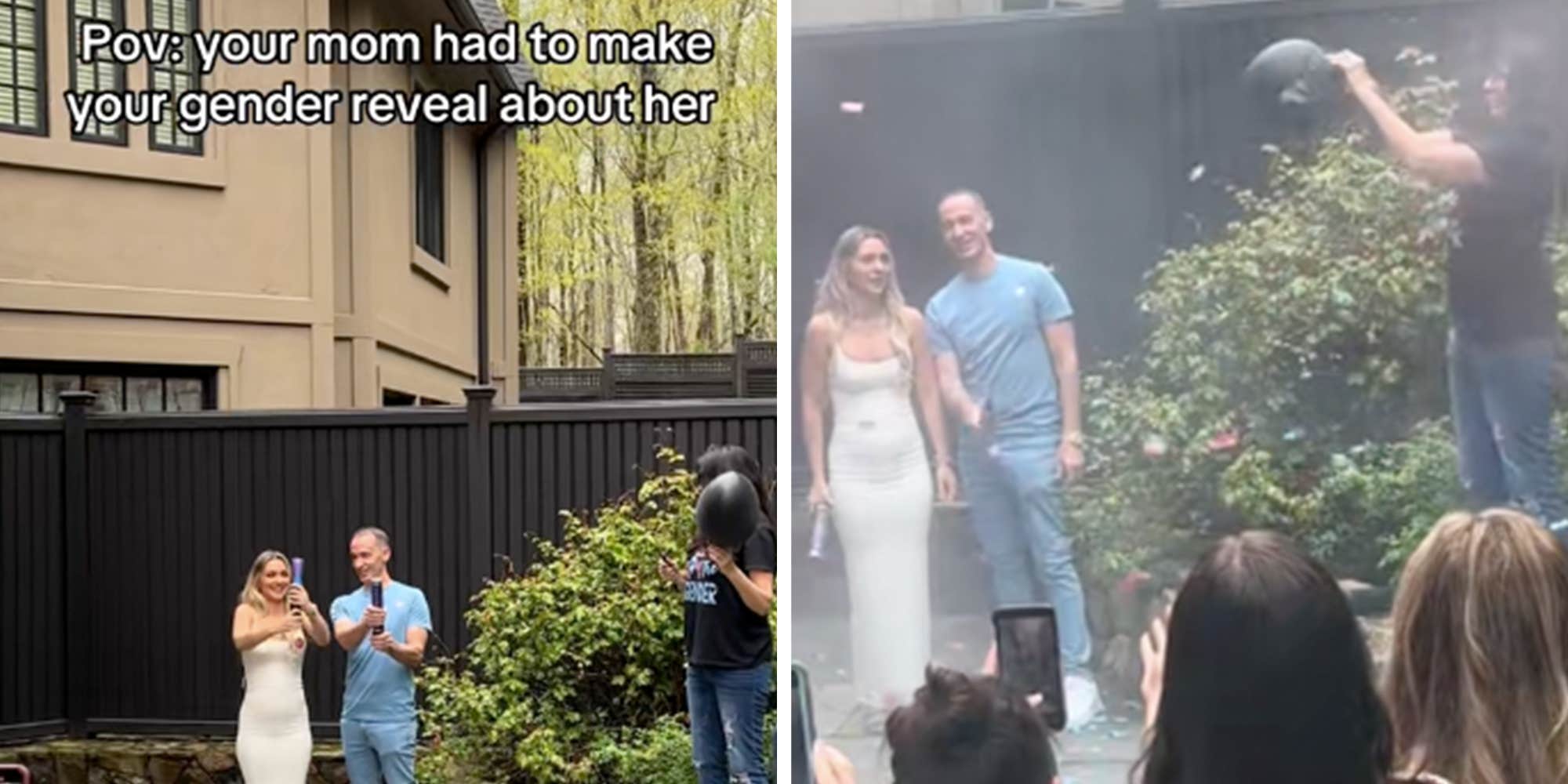 Jealousy is an ugly thing": Pregnant influencer's mom sabotages gender reveal with a confetti "prank