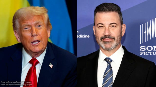 Jimmy Kimmel mocks Trump after beating him in popularity poll