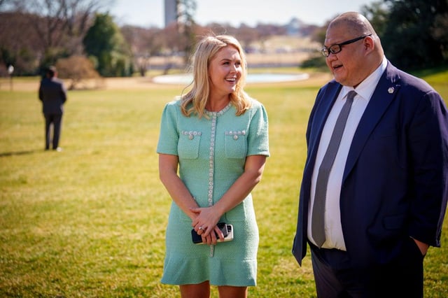 Karoline Leavitt says ‘Your mom’ when asked who picked Hungary for Putin-Trump talks